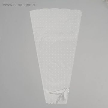 Пакет для цветов п/п конус Алиса печать+печать 34х60 1/50