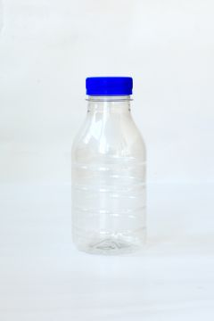 ПЭТ бутылка 0,25л горло 38мм с крышкой прозрачная 100/100
