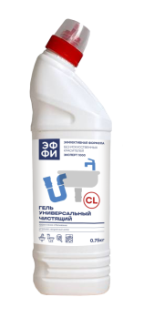 Средство жидкое 750мл для прочистки канализационных труб Эффективная формула ЭФФИ 1/20
