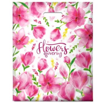 Пакет с вырубной ручкой (38х47+6)-60 Трепет ламинат 50/500