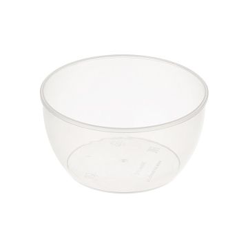 Банка 0,36л d-112 плошка б/кр прозрачная Полимерпласт (крышка 456530) 25/500