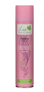 Лак для волос 300мл LIS Энергия сильной фиксации с растит. экстрактами Сибиар 1/12