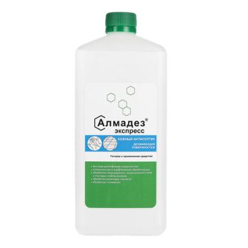 Средство дезинфицирующее кожный антисептик 1л АЛМАДЕЗ-ЭКСПРЕСС 1/2 