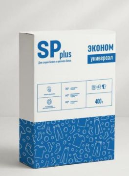 Порошок стиральный SP plus 400г эконом универсал 1/24