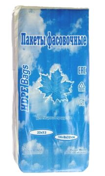 Пакет фасовочный Евро (14+8х32)-5 Робот (600) кленовый лист синий 1/10 Пакет фасовочный Евро (14+8х32)-5 Робот (600) кленовый лист синий 1/10