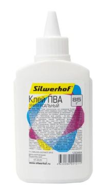 Клей ПВА 85г универсальный SILWERHOF 1/50