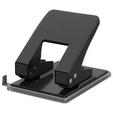 Дырокол на 40листов металлический большой черный 4669 Quadro ERICH KRAUSE 1/24