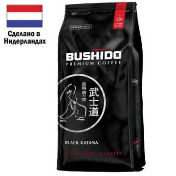 Продукты, Кофе в зернах BUSHIDO Black Katana арабика 1000г 1/4