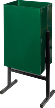 Урна металлическая квадратная 28л 1/1 