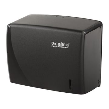 Диспенсер для полотенец LAIMA PROFESSIONAL ORIGINAL (Система H3) V-сложения черный ABS