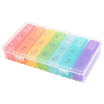 Контейнер-органайзер для лекарств и витаминов 7 дней/3 приема BOX DASWERK 1/60