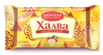 Продукты, АКФ Халва арахисовая 250г 1/18