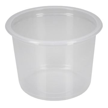 Контейнер ПП 250мл d-115мм h-43,6мм СпК-115 круглый прозрачный ПолиЭР ПОС32396 50/500