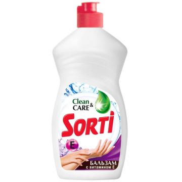 Средство жидкое для мытья посуды 450мл SORTI (Сорти) Бальзам Витамин Е 1/20