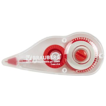 Корректирующая лента BRG 5ммх6м, корпус красный 1/24