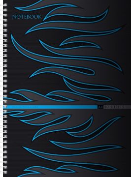 Тетрадь 80л А4 клетка гребень тв обл перфорац Лови дыхание Хатбер 1/20