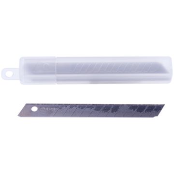 Лезвия для канцелярских ножей Berlingo, 9мм, 10шт., в пластиковом пенале. 1/40