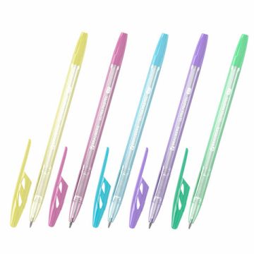 Ручка шариковая масляная синяя 0,7мм корп ассорти BRAUBERG Ultra Pastel 1/50