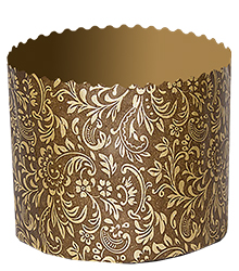 Форма бумажная для куличей d-90мм h-90мм Флора 100/2000