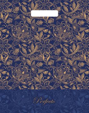 Пакет с вырубной ручкой (30х37)-90 Перфекто Узоры Тико 25/400