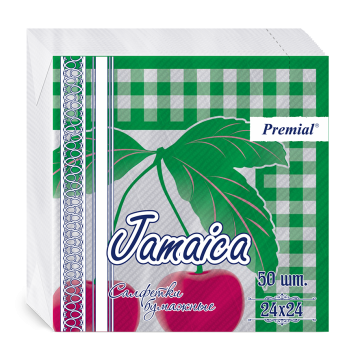 Салфетки (24х24) Jamaica Вишня (50) БумфаГрупп 1/32