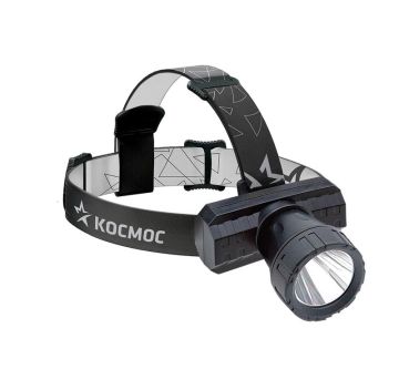 Фонарь налобный аккумуляторный 0,8A,h 3W XPE Космос 1/1 