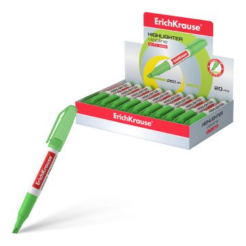 Текстмаркер зеленый 1-5мм ErichKrause Mini Neon 1/20