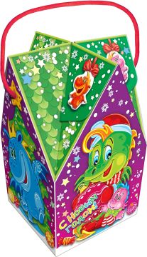 НГ Коробка Дом Дракона 600г 140х140х200 1/200