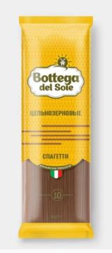 Продукты, Макаронные изделия Спагетти Bottega del Sole цельнозерновые 500 г 1/25