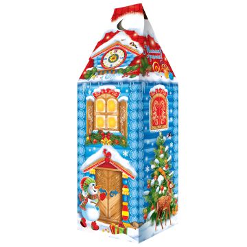 НГ Коробка Башня Зима до1,6кг 125х125х360 1/60