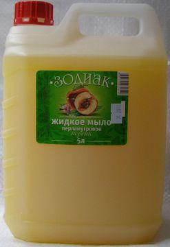 Мыло жидкое 5л канистра Зодиак Персик перламутр К-08-2 1/1