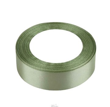 Лента атласная 25мм 25м фисташковый 1/5