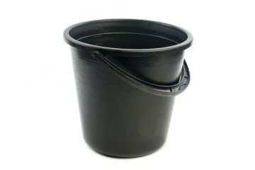 Ведро 12л п/э черное мерное 1/10