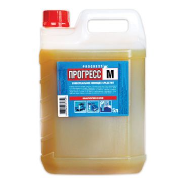 Средство жидкое 5л моющее универсальное для поломоечных машин ПРОГРЕСС М малопенный М-08-4 1/1