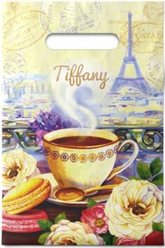 Пакет с вырубной ручкой (20х30)-30 Тиффани 100/2000 