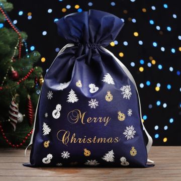 НГ Подарочный мешок текстильный Вихрь 40х56см 1/5/250 