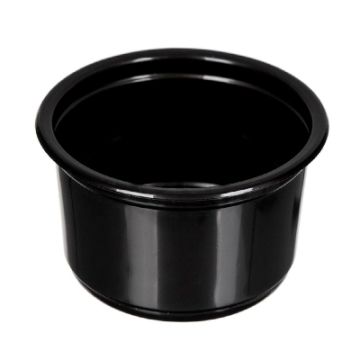 Контейнер ПП 500мл d-115мм h-82,6мм СпК-115 круглый черный ПолиЭр 50/500 