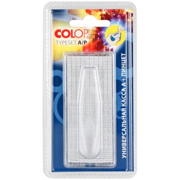 Касса рус.букв/цифр универ д/самонаб печатей и штампов Colop 448 симв шрифт 3,1 1/50 