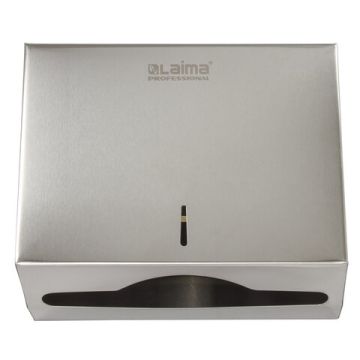 Диспенсер для полотенец LAIMA PROFESSIONAL BASIC (H2) Z-сложения нерж сталь матовый 1/1