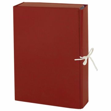 Папка д/бумаг архивная 85 мм бумвинил 2 х/б завязки на 700л 1/5