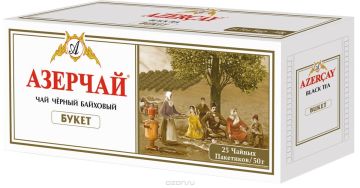Продукты, Чай Азерчай Букет черный 25пак 1/1