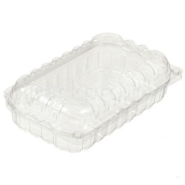 Контейнер с крышкой ПЭТ (188х115х53) ПР-РКФ-530 для ягод и овощей 300/300 nelK