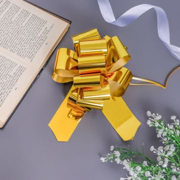 Бант-шар 5см золотой 1/20