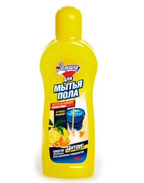Средство жидкое 500мл для мытья полов цитрус Золушка М-09-1 1/16