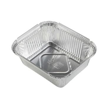 Касалетка алюминиевая 146х121х40/112х87мм 450мл L-край 50/1200