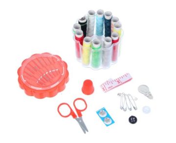 Набор швейный Ромашка 26 предметов в пластик стакане НС-013 1/12