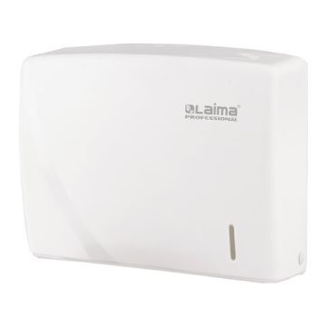 Диспенсер для полотенец LAIMA PROFESSIONAL ORIGINAL (Система H2) (Z) белый ABS 1/12 