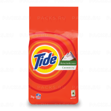 Порошок стиральный Тайд 3кг Альпийская свежесть автомат 1/6