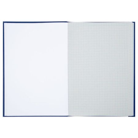 Книга учета 96л 200х290мм клетка,  бумвинил, типограф. блок STAFF 1/10