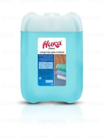 Средство жидкое 5л НИКА-ЛЮКС для стирки канистра 5кг 1/4